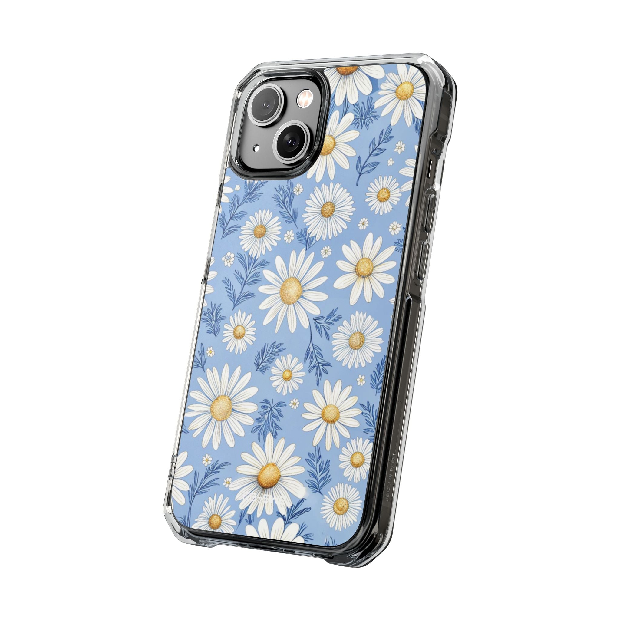 Daisies On Blue iPhone Case - Impact