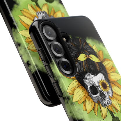 Sunflower Skull Fusion - Samsung Case