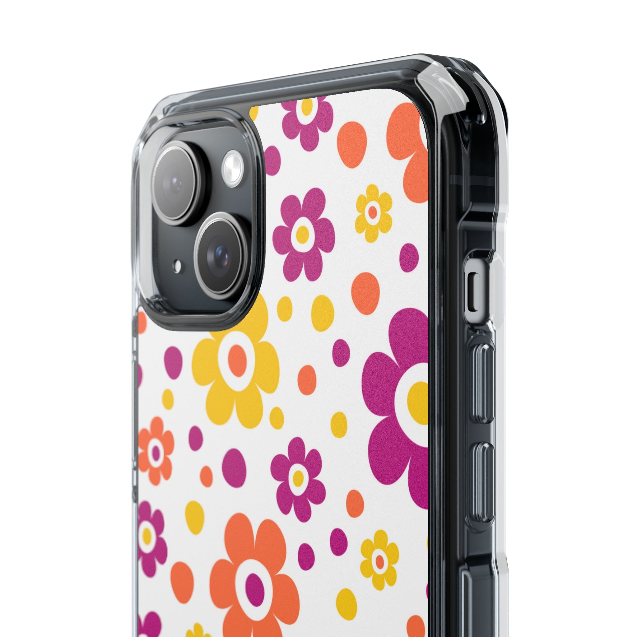 Retro Floral Playfulness iPhone Case - Impact