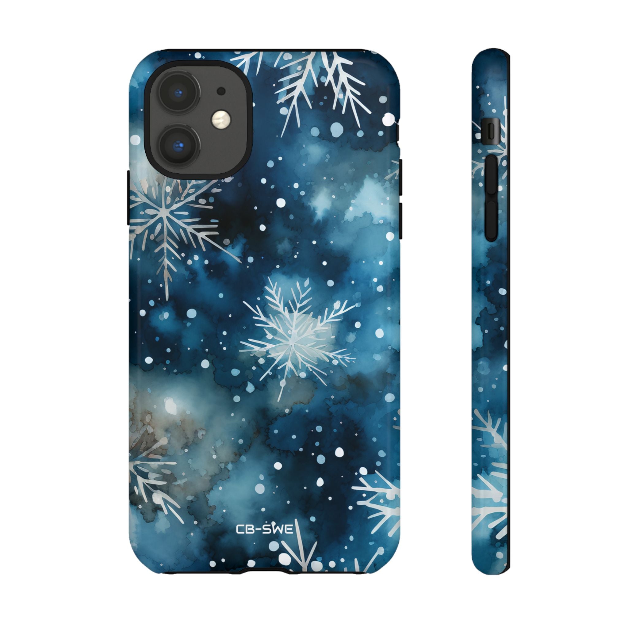 Winter Snowflakes Dance - iPhone Case
