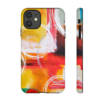 Abstract Yellow - Protective Phone Case