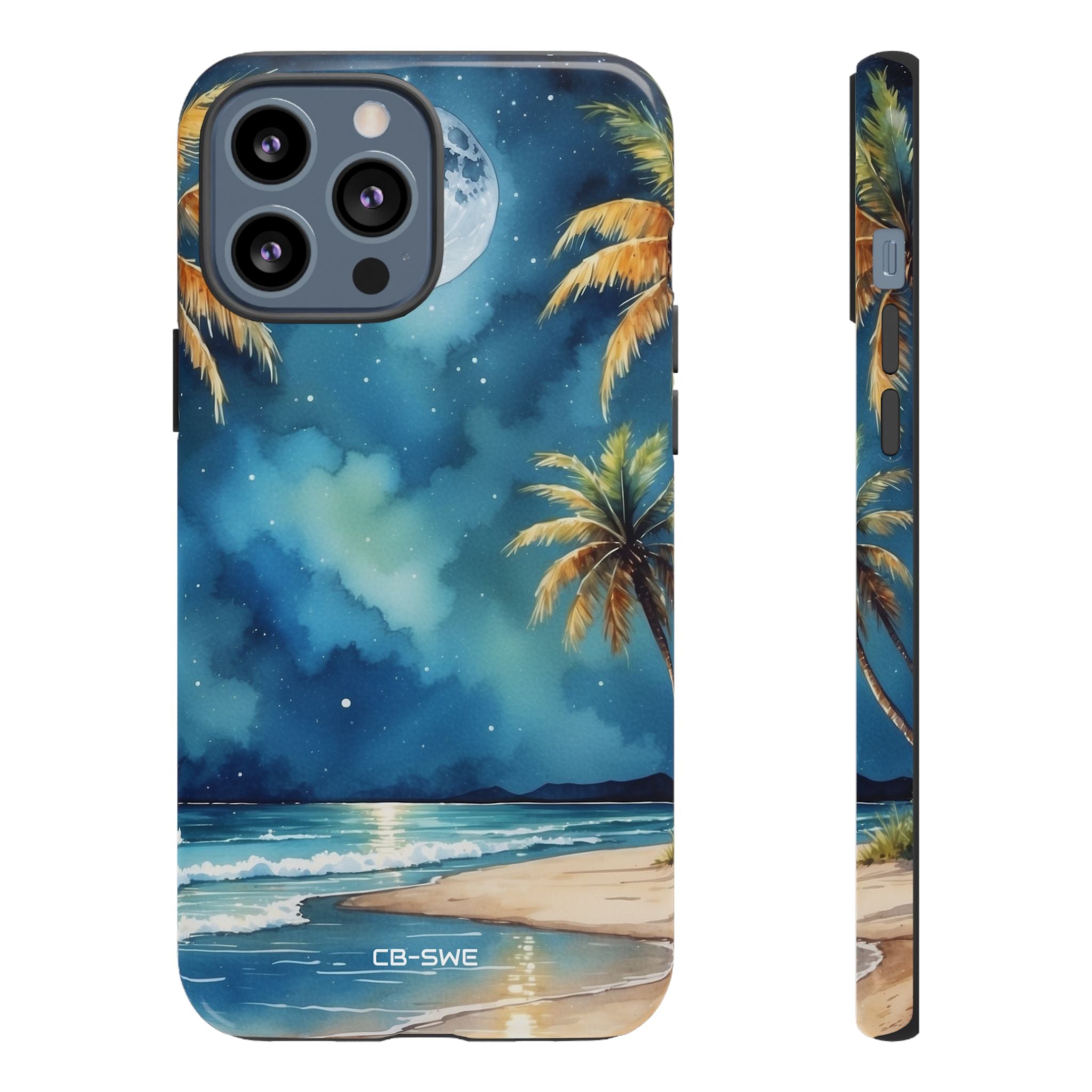 Moonlight Kisses Waves - iPhone Case