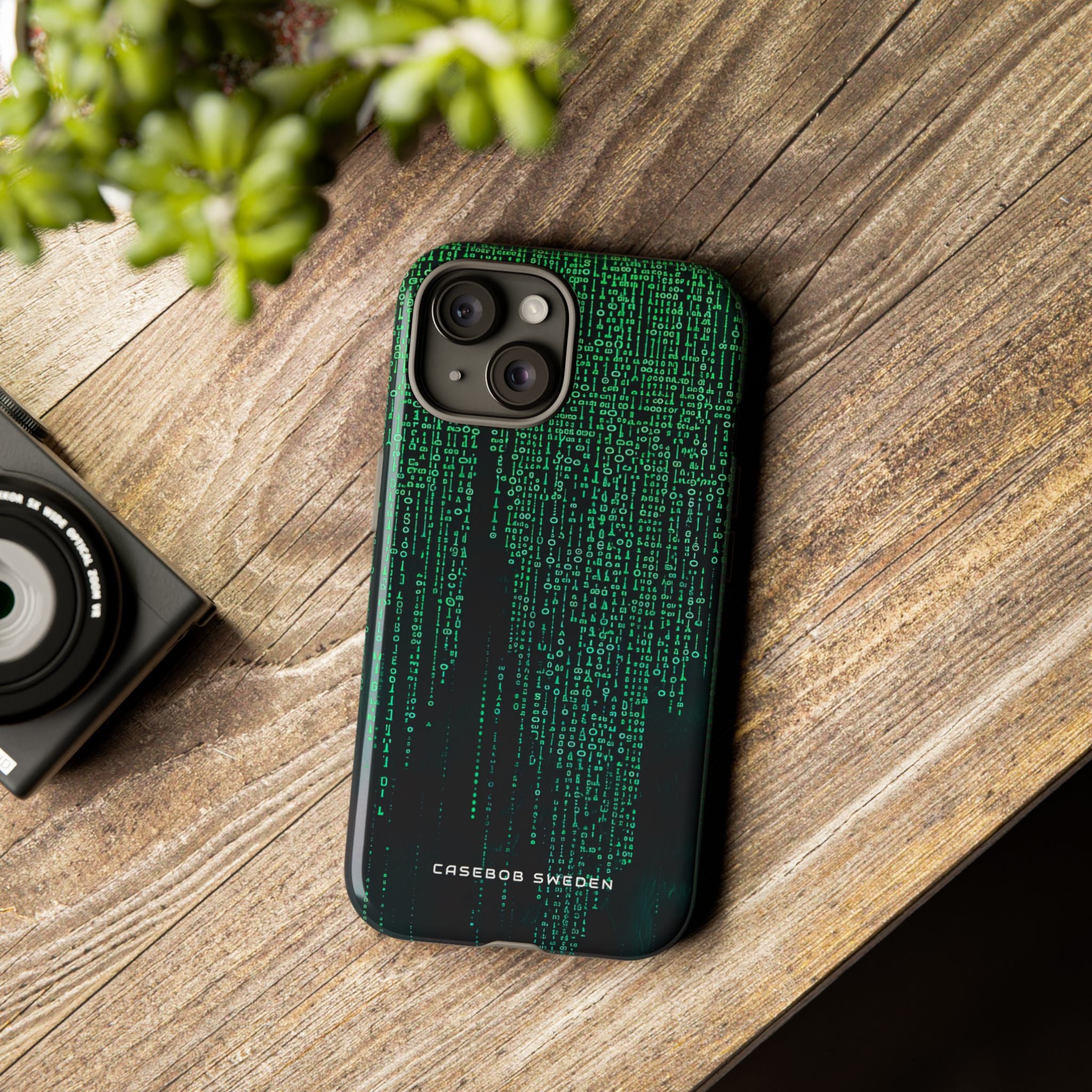 Matrix Gradient Flow iPhone 15 - Tough Phone Case