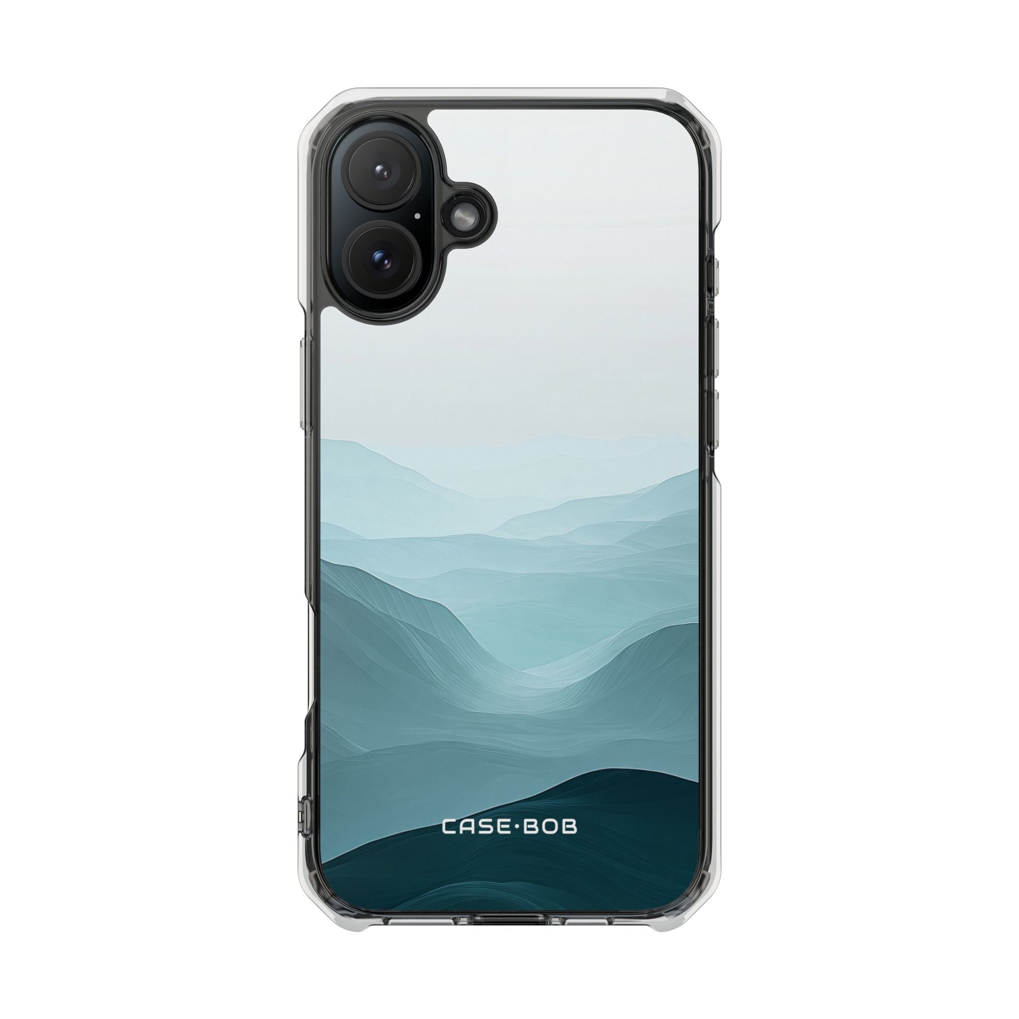 Teal Mist Mountains iPhone 16 Plus Case - Impact