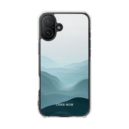 Teal Mist Mountains iPhone 16 Plus Case - Impact