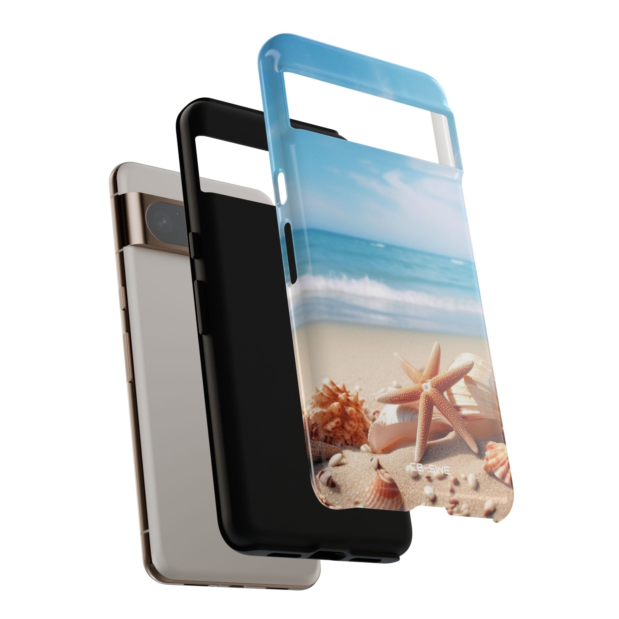 Shells Rest Beneath Waves - Google Pixel Case