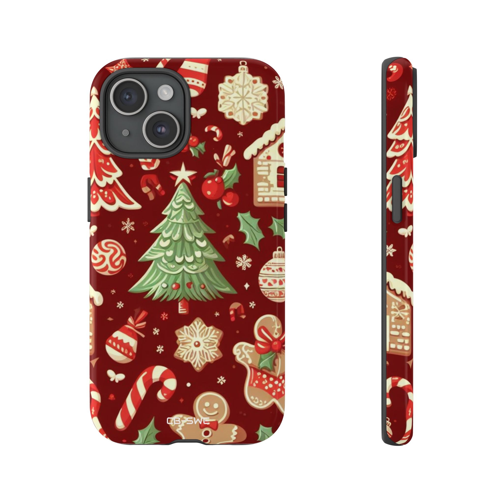 Gingerbread Smiles Shine - iPhone Case