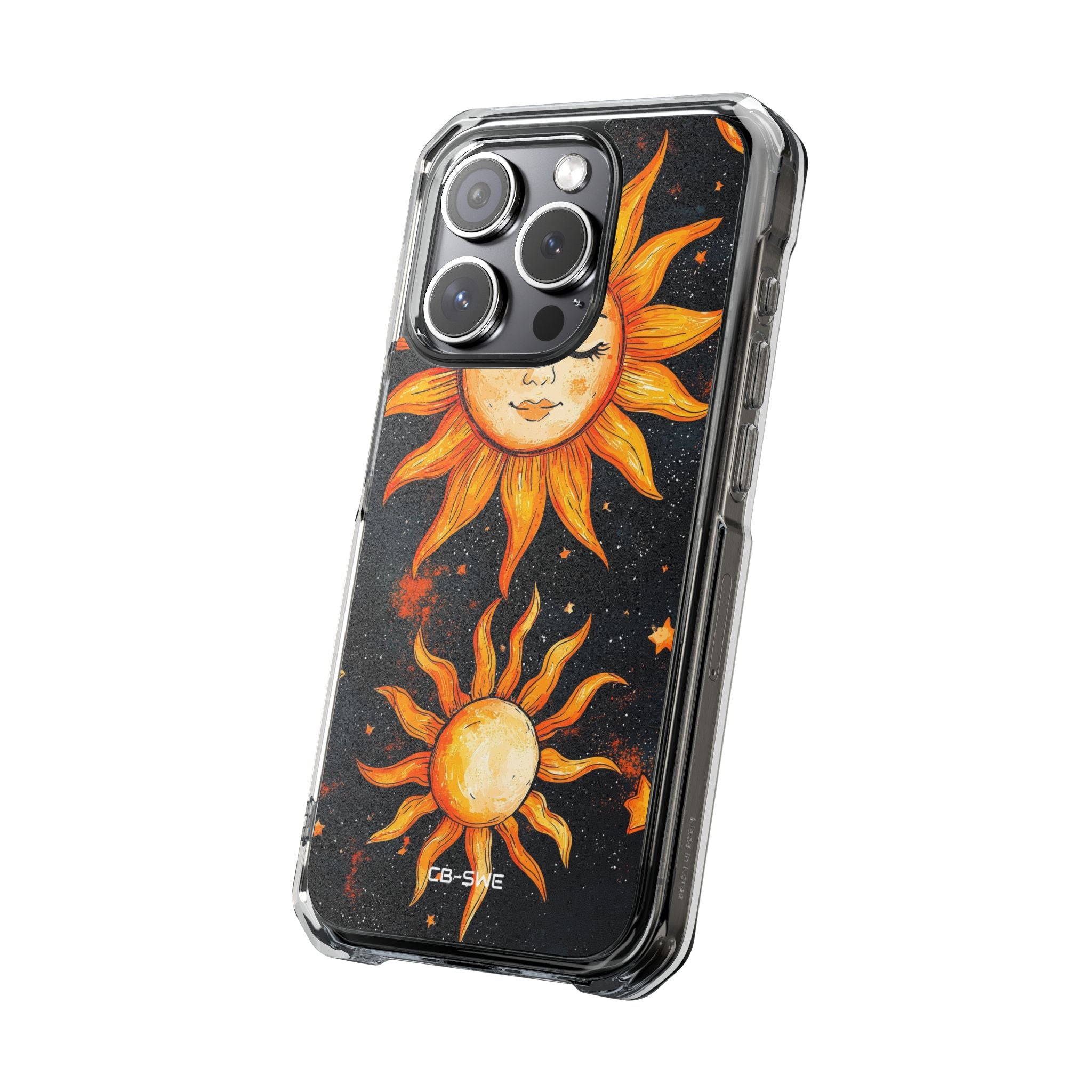 Celestial Suns Dance iPhone Case - Impact