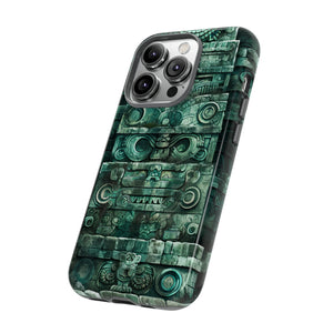 Mayan Jaguar & Serpent Spirit - Protective Phone Case