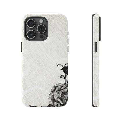 Rosett Gothic Flower - Protective Phone Case