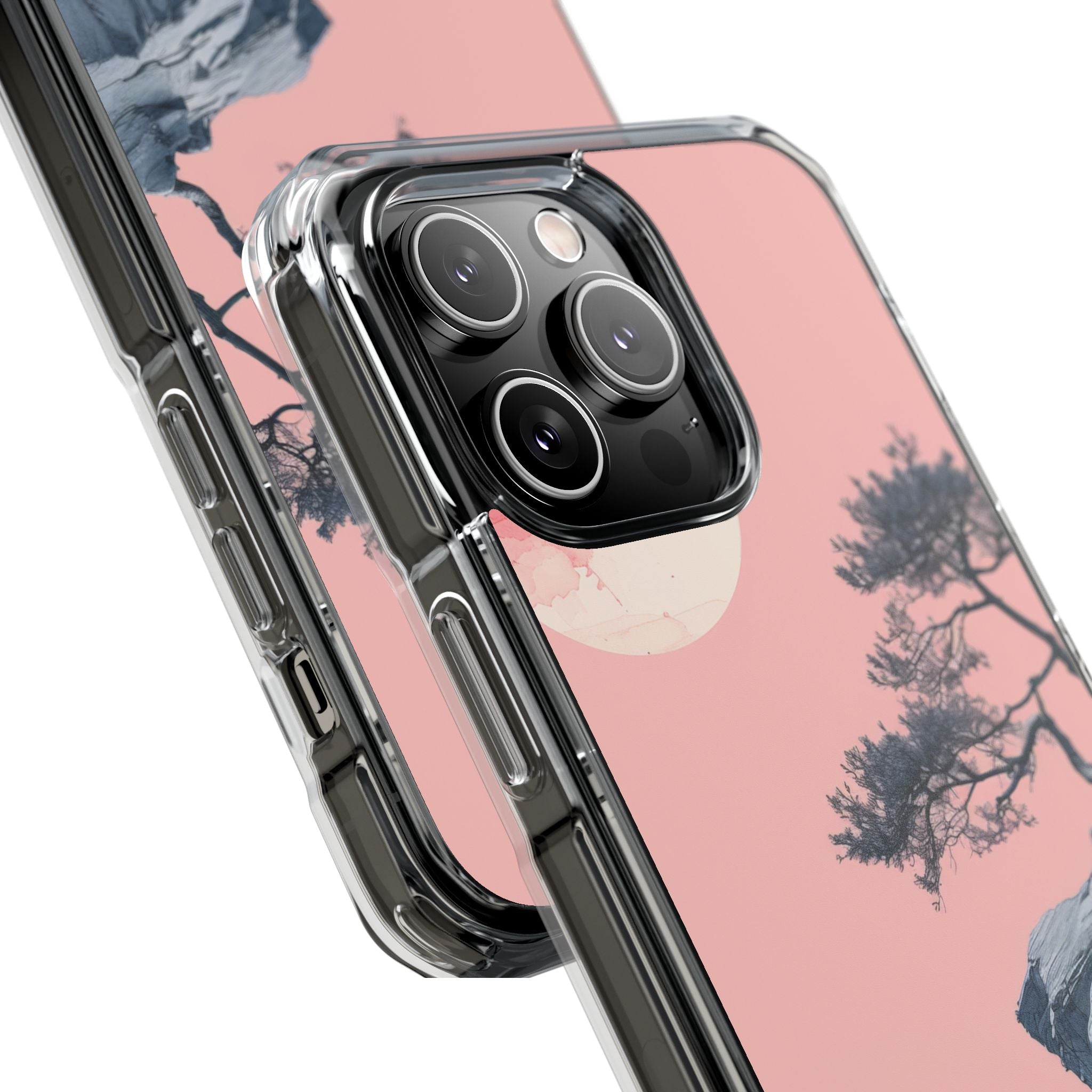 Crimson Moon Tree iPhone 14 Pro Max Case - Impact