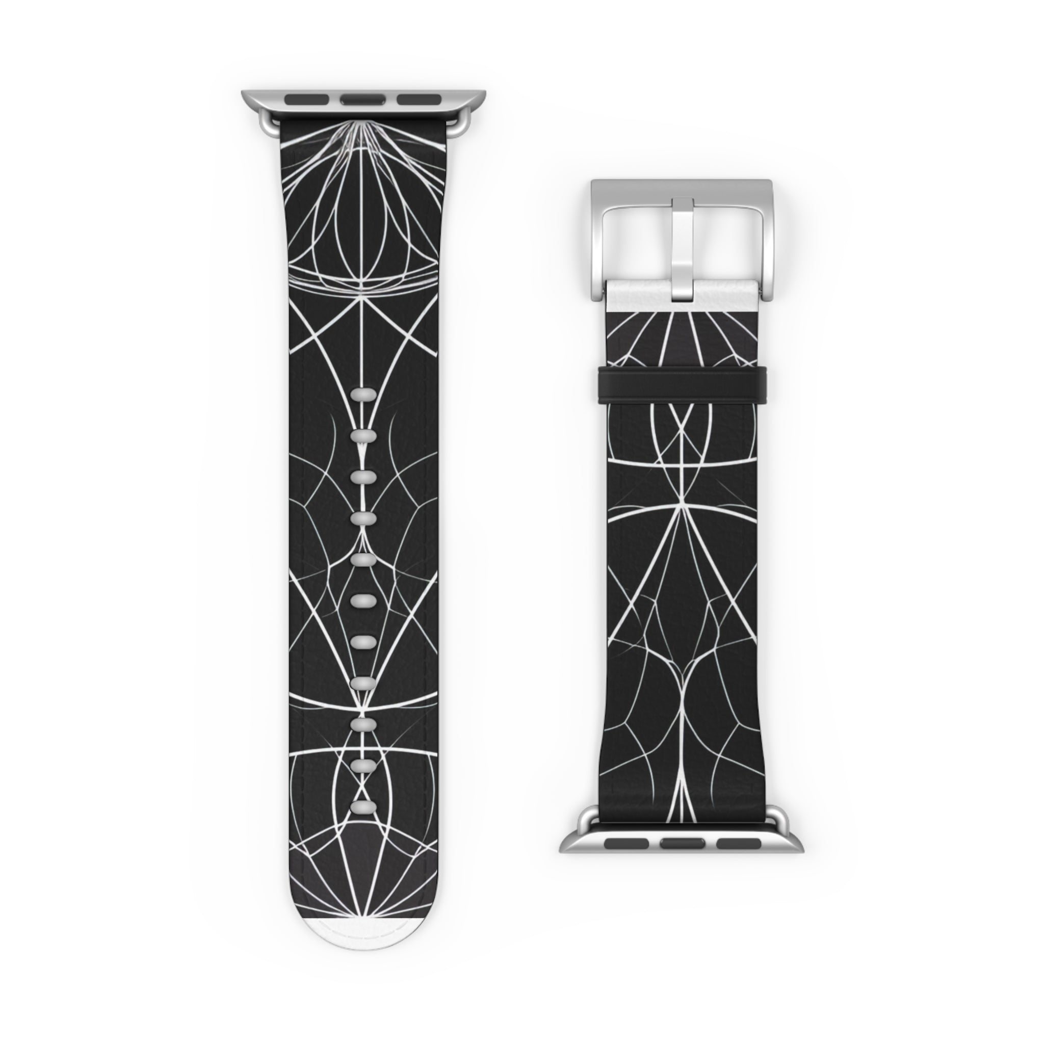 White Mandala Radiance - Watch Band