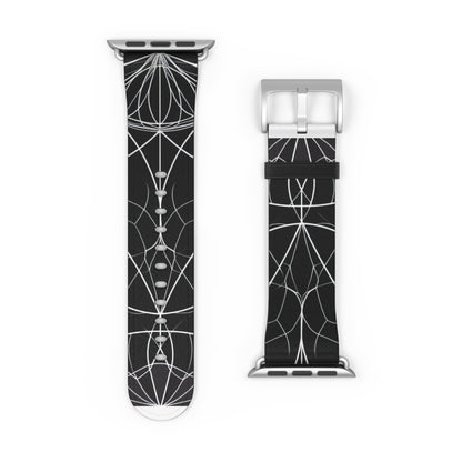 White Mandala Radiance - Watch Band