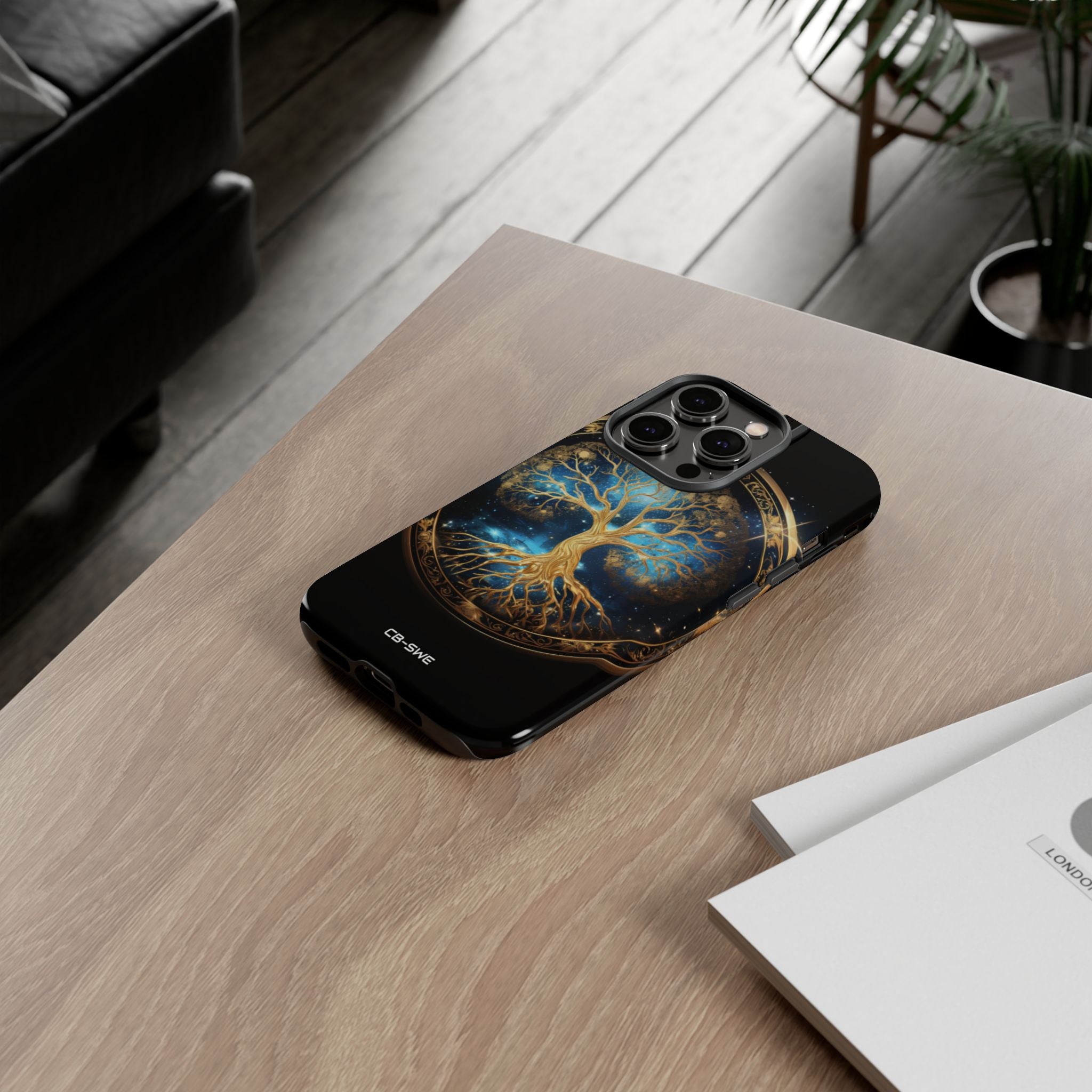 Cosmic Tree Radiance - iPhone Case