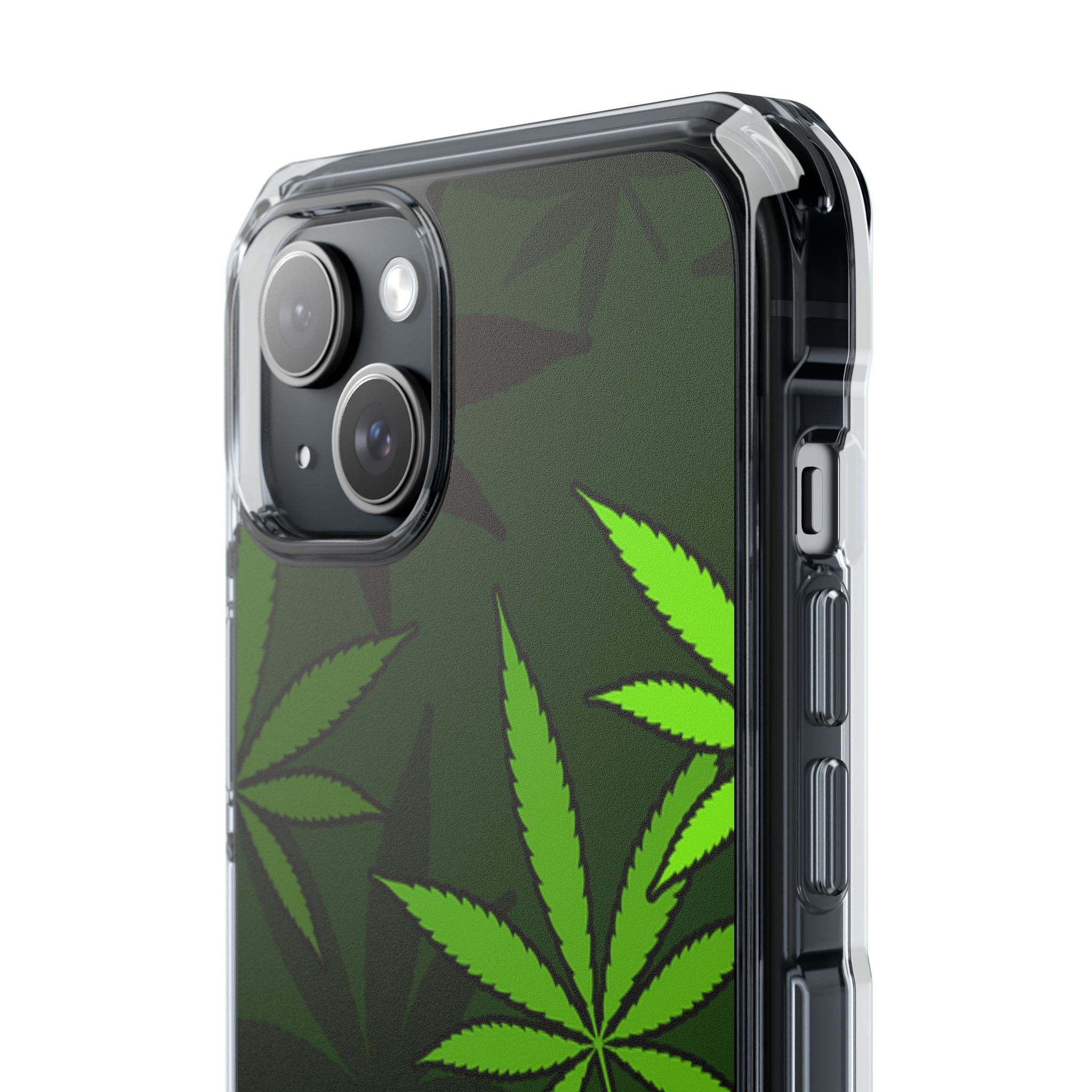 Green Leaf Symmetry iPhone Case - Impact
