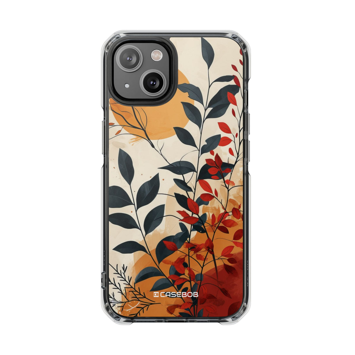 Botanical Serenity – Handyhülle für iPhone (Clear Impact – Magnetisch)