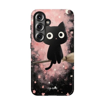 Whimsical Cat Soars - Samsung Case
