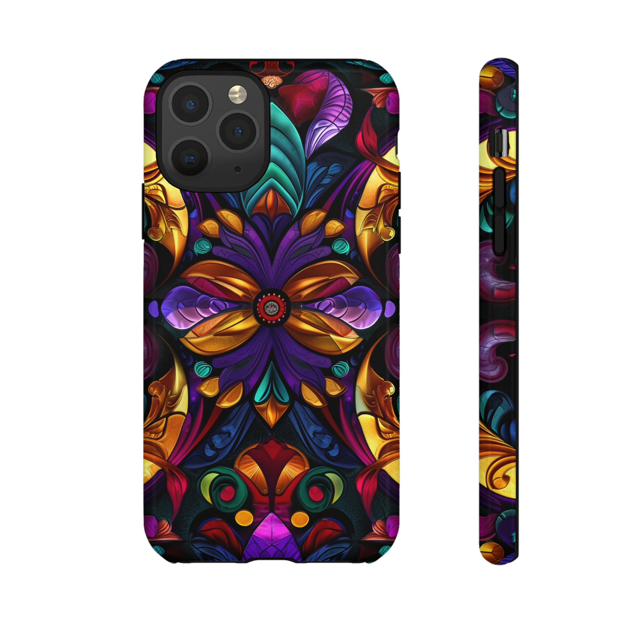 Gothic Stained Glass Majesty - Protective Phone Case