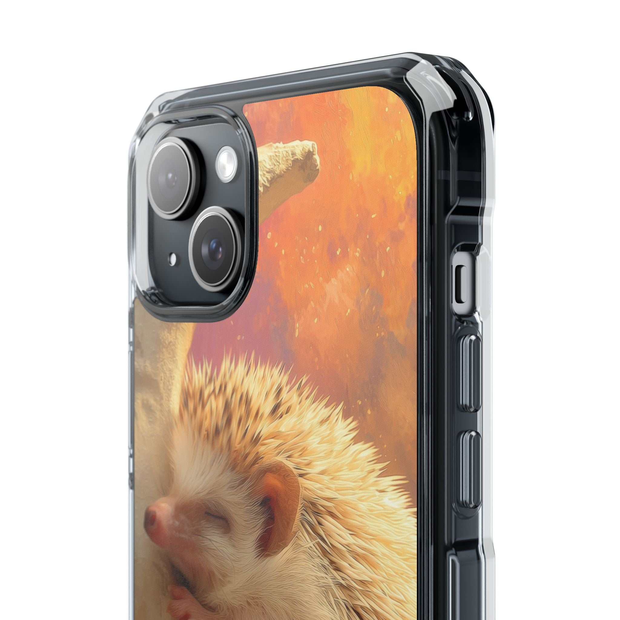 Hedgehog Rests Dreaming iPhone Case - Impact