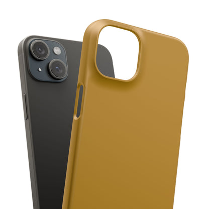 Dark Golden Rod iPhone 15 - Slim Phone Case