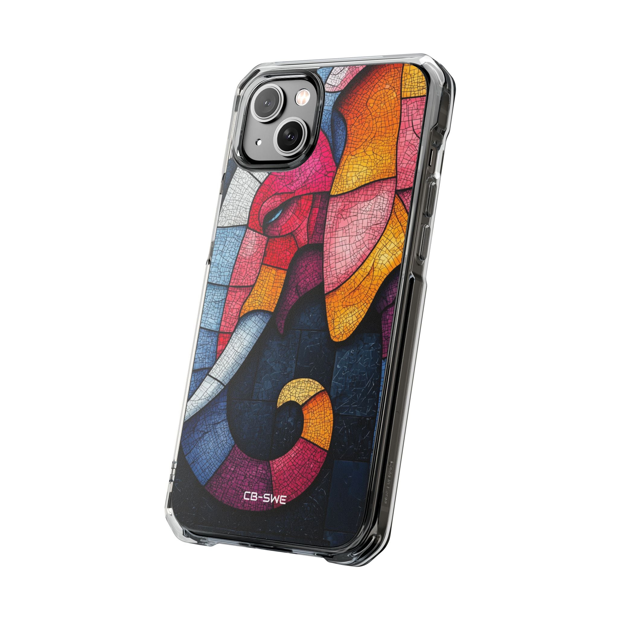 Elephant Reflects Light iPhone Case - Impact