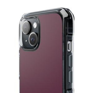 Old Mauve | Phone Case for iPhone (Clear Impact Case - Magnetic)