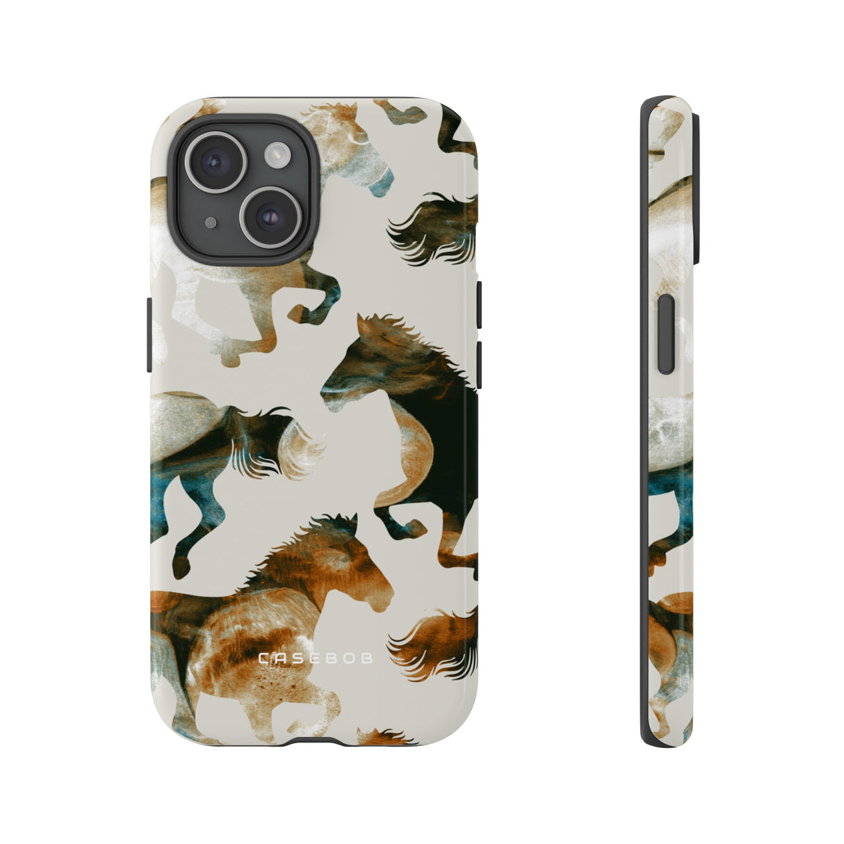 Tie Dye Horses - Protective Phone Case