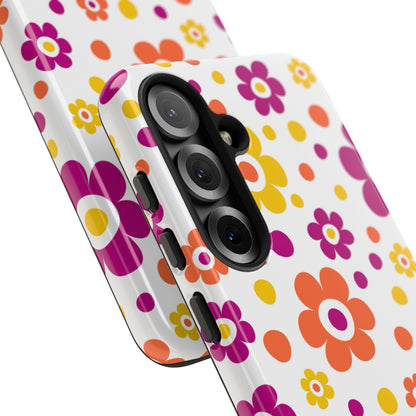 Retro Floral Playfulness - Samsung Case