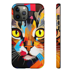 Abstract Kitty Palette Samsung Case (Protective)