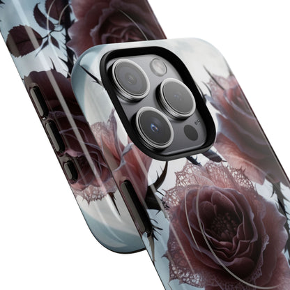 Luminous Rose Thorns iPhone 15 Pro Case - Tough+
