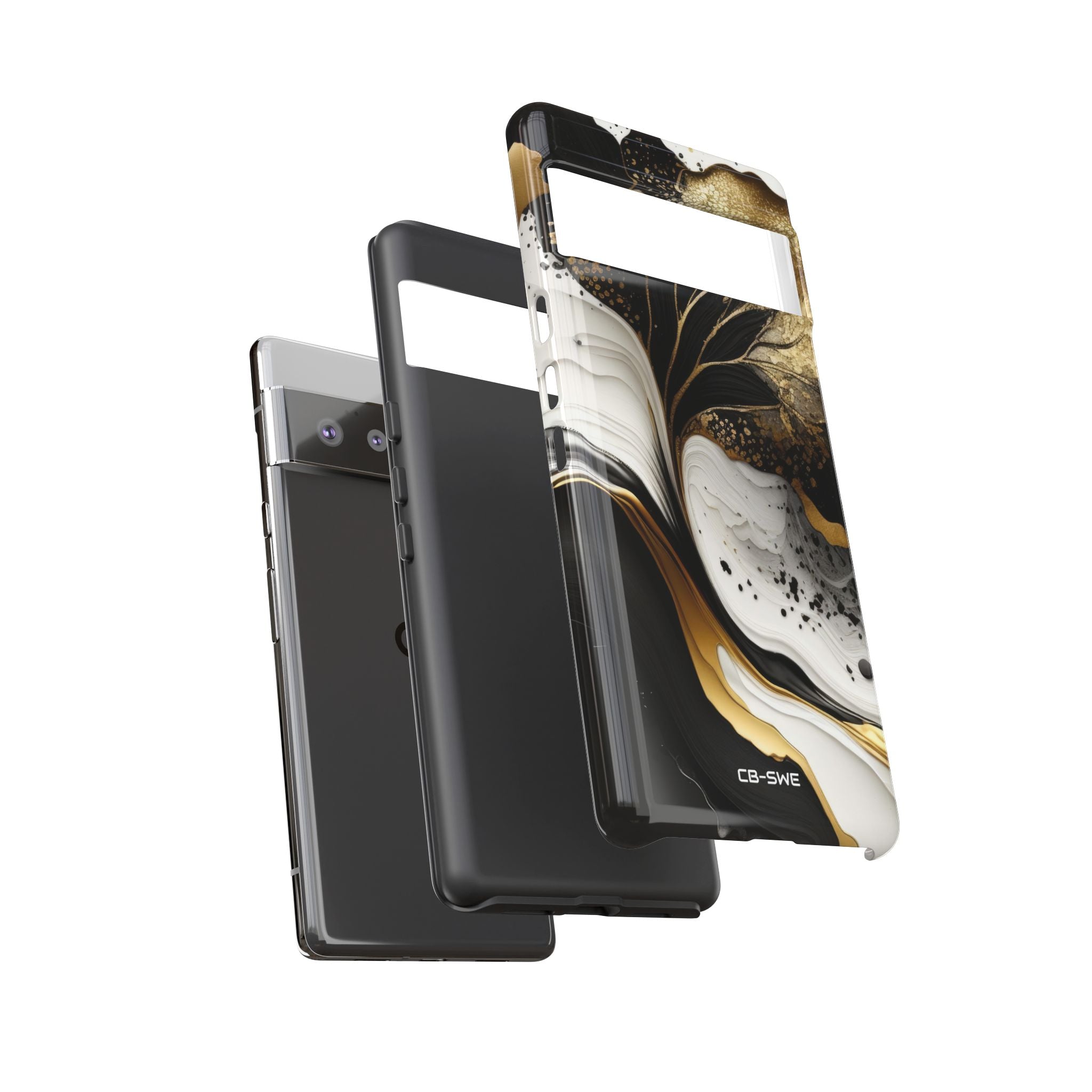 Gold Swirl Elegance - Google Pixel Case