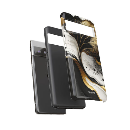 Gold Swirl Elegance - Google Pixel Case