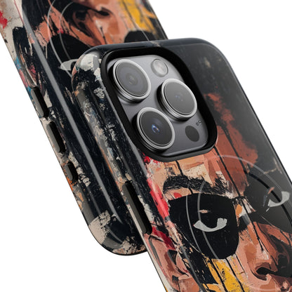 Masked Portrait Drips iPhone 15 Pro Case - Tough+