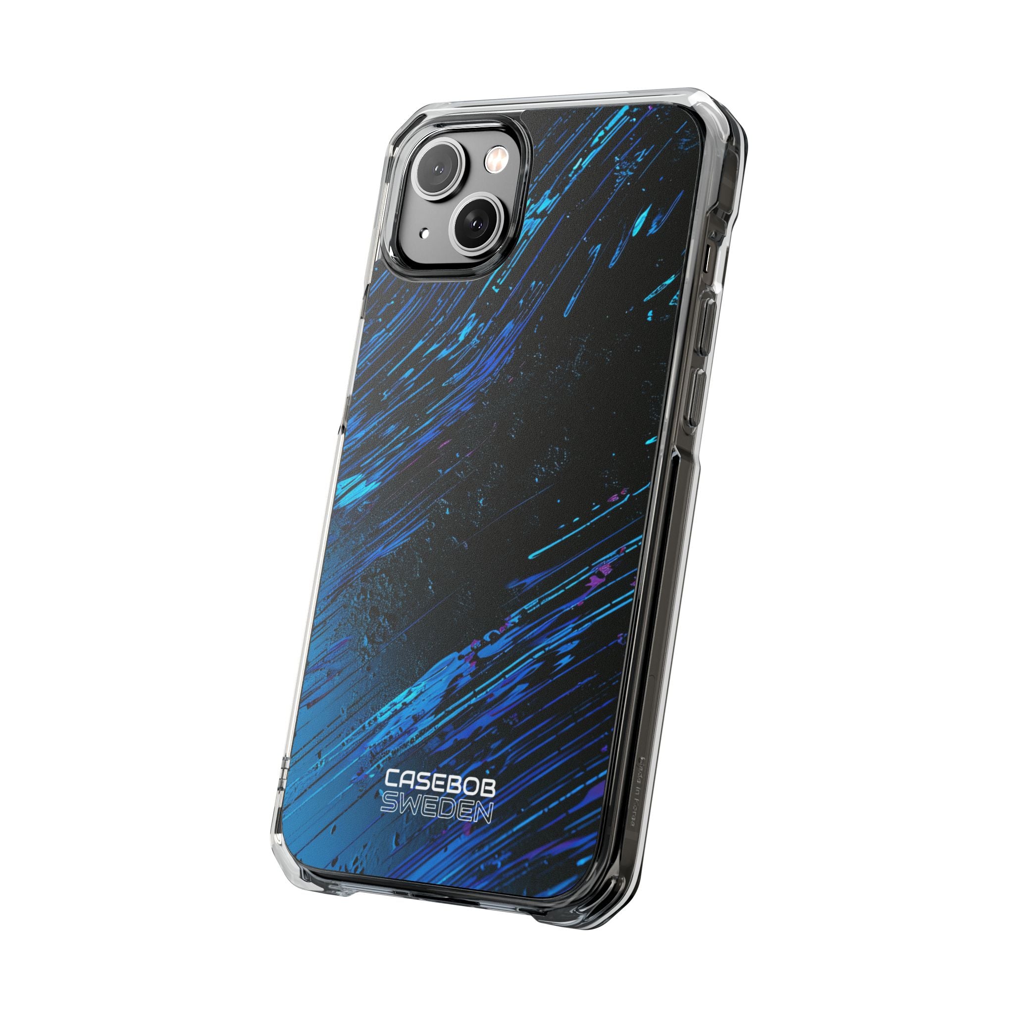 Middernachtblauwe Stromen iPhone 14 - Impact Clear+
