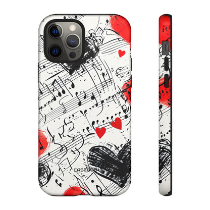 Melodic Love Notes - Protective Pixel Case - Protective Phone Case