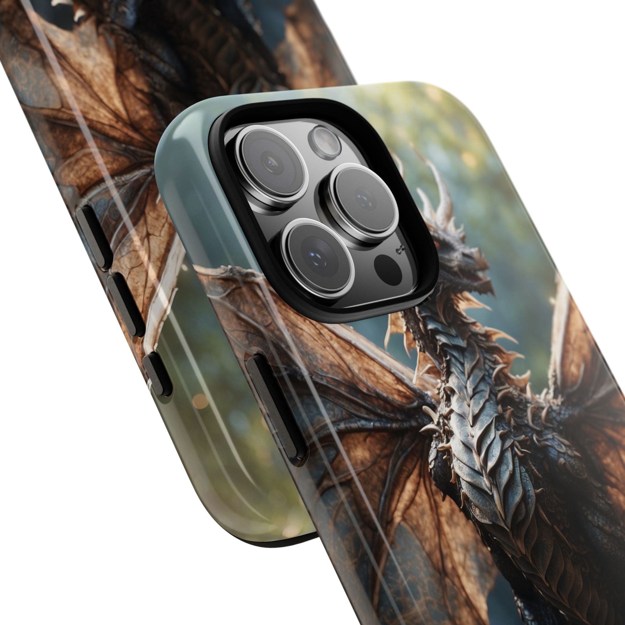 Majestic Dragon Glows - iPhone Case