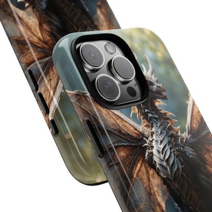 Majestic Dragon Glows - iPhone Case