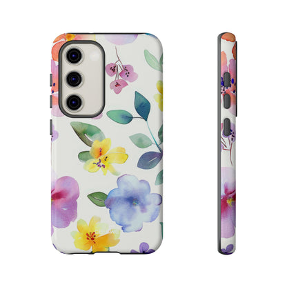 Whimsical Watercolor Florals - Samsung Case