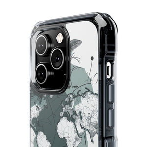 Botanical Cartography - Phone Case for iPhone (Clear Impact - Magnetic)