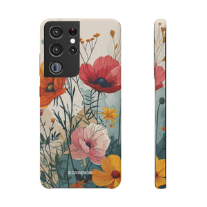 Blooming Whimsy | Schlanke Handyhülle für Samsung