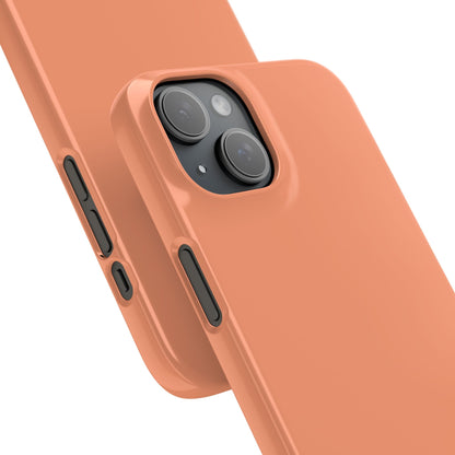 Light Salmon iPhone 15 - Slim Phone Case