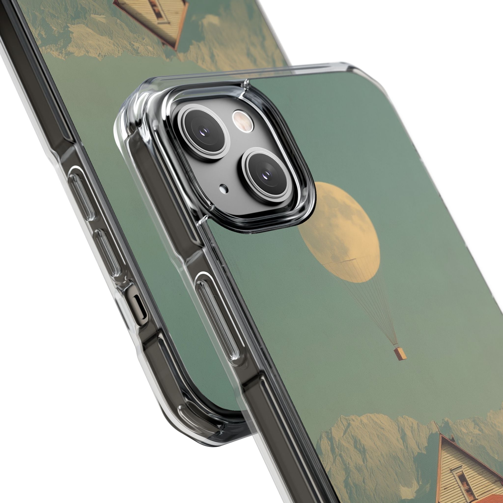 Moon Hovers Low iPhone Case - Impact