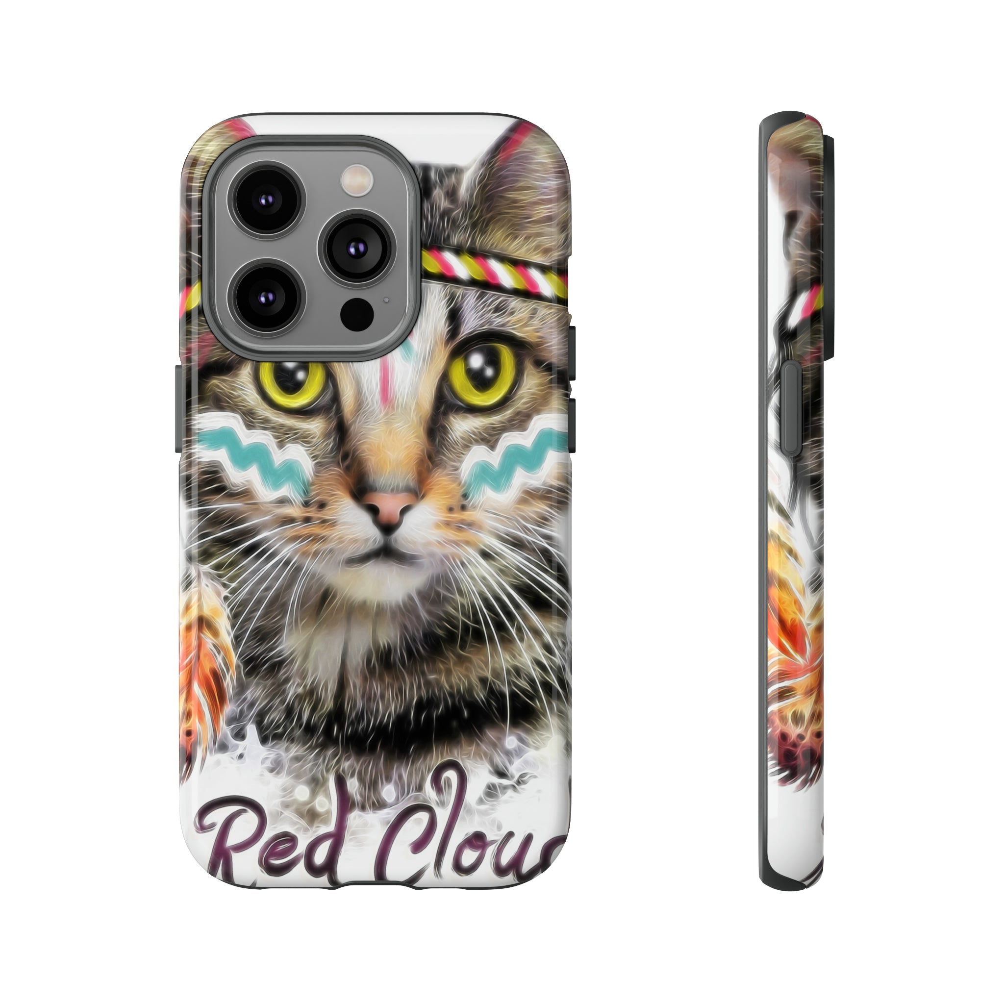 Red Cloud Cat - Protective Phone Case