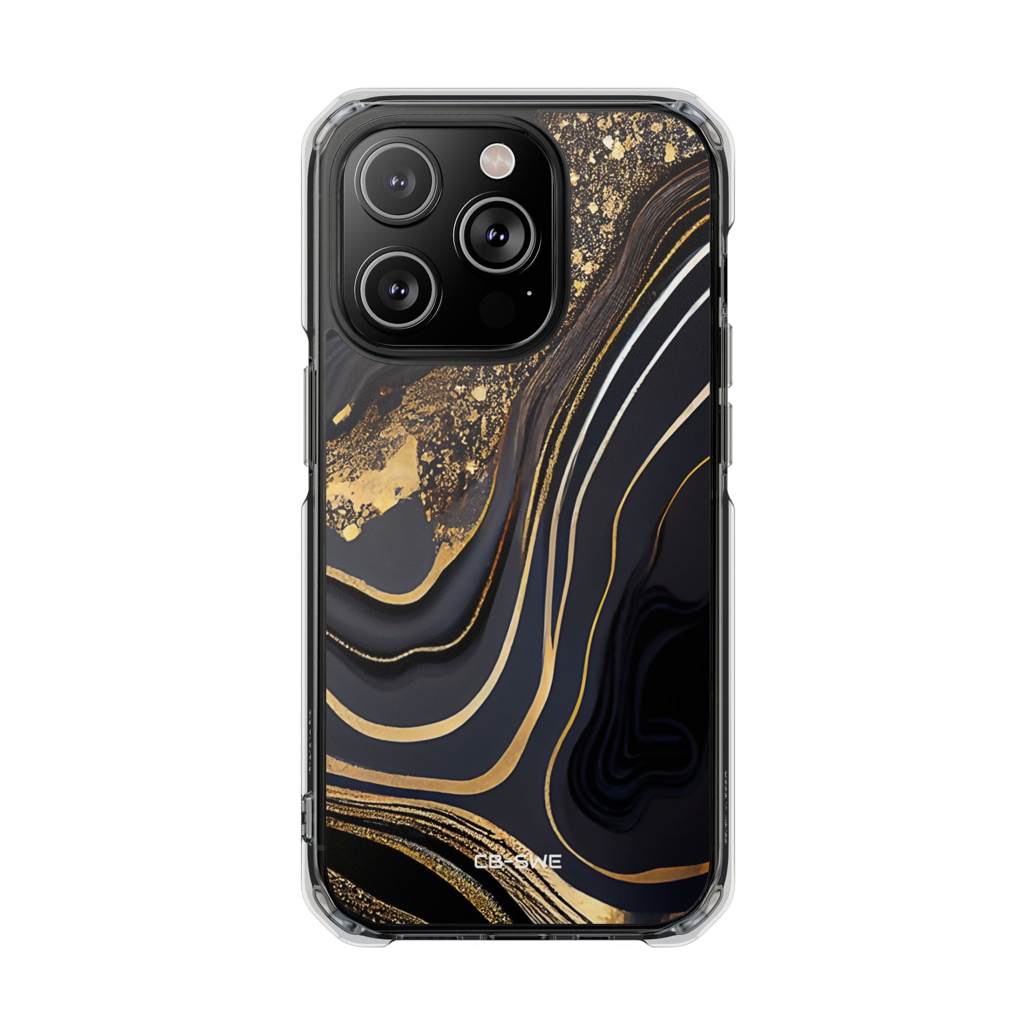 Elegant Gold Streams iPhone Case - Impact