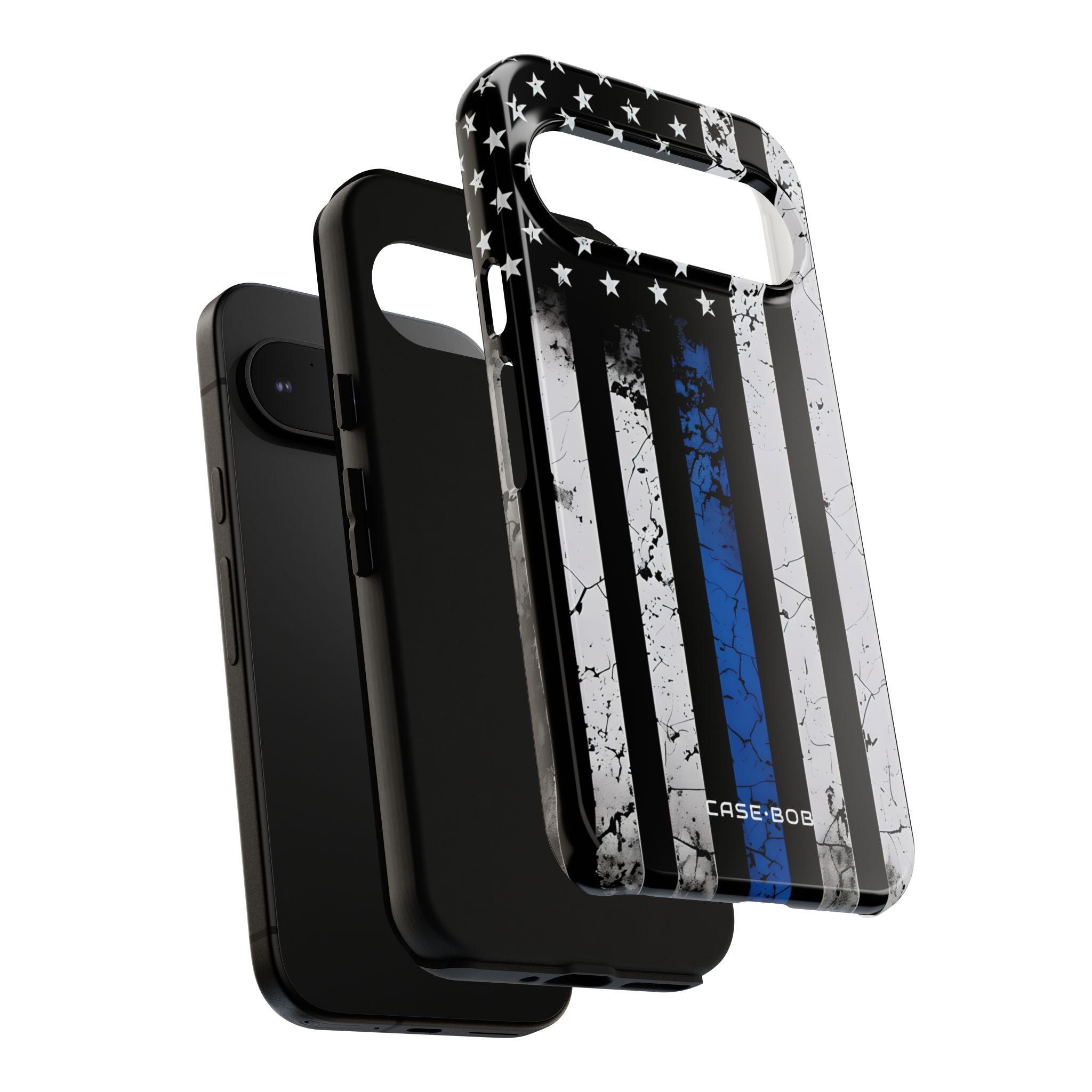 Blue Stripe Flag Google Pixel 9 Case - Tough