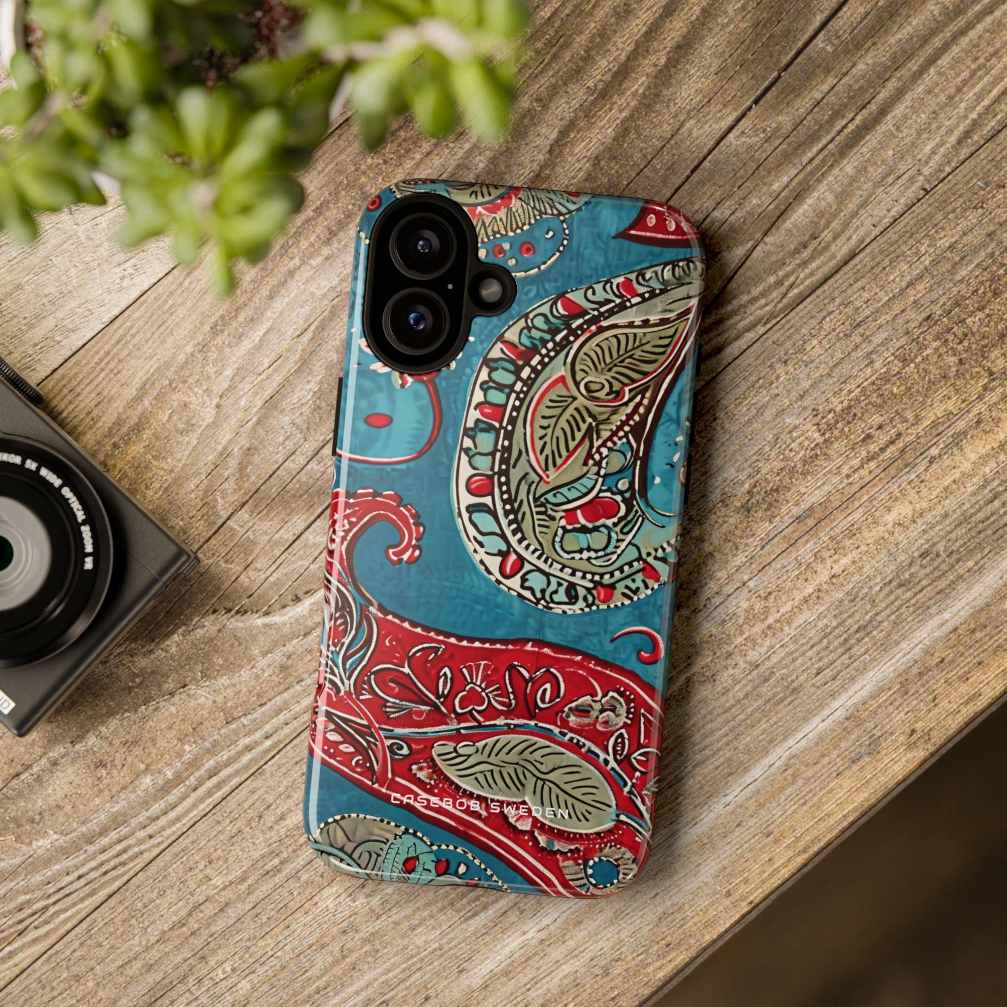 Vintage Paisley Elegance iPhone 16 - Tough Phone Case