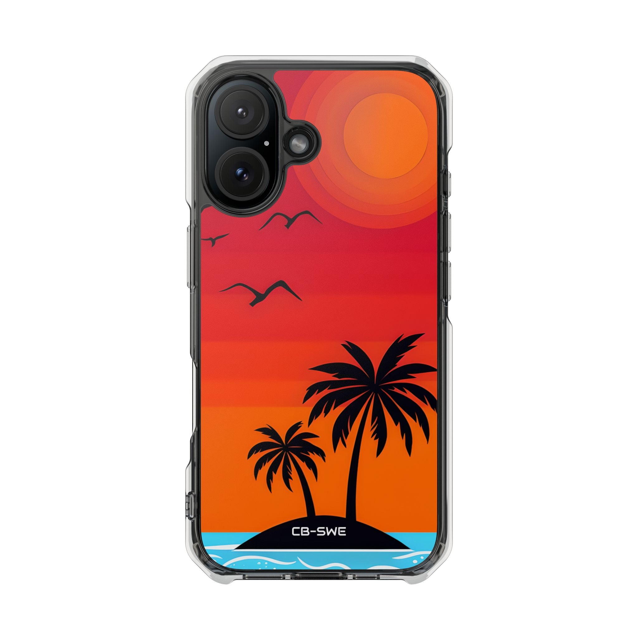 Summer Sunset Silhouettes iPhone Case - Impact
