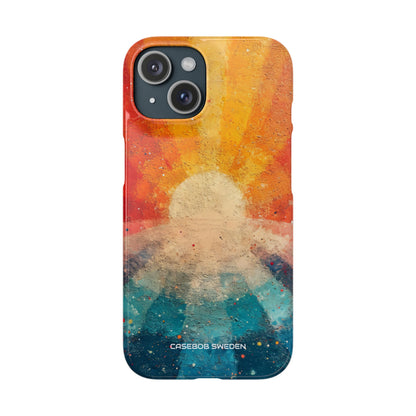 Sunburst Energy - Slim iPhone 15 Phone Case