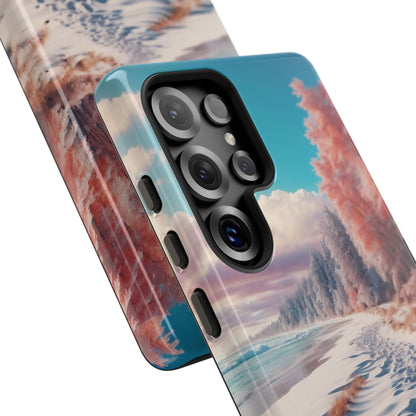 Snowy Footprints Samsung S25 Ultra Case - Tough