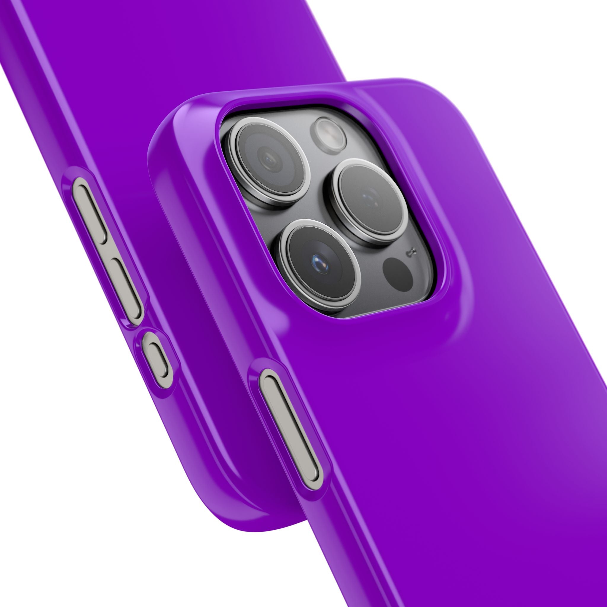 Dark Violet iPhone 15 - Slim Phone Case